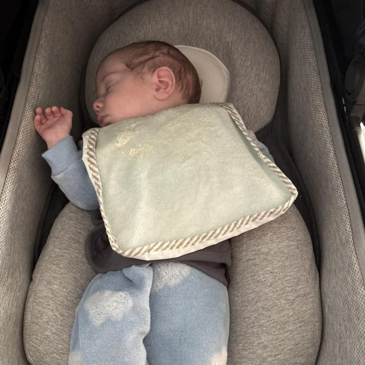 Swaddled baby in DreamCradle