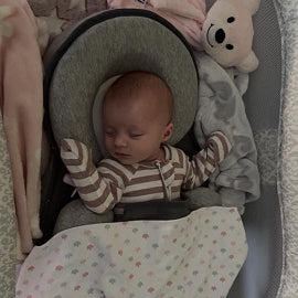Newborn resting in DreamCradle